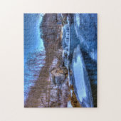 Winter Scene Wisconsin. Legpuzzel (Verticaal)