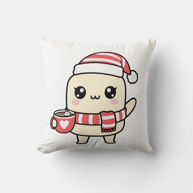 Winter Schattig Kussen (Voorkant)