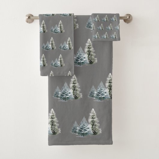 WINTER SCHERM BATH TOWEL SET BAD HANDDOEK (Insitu)