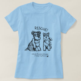 Winter Schnauzers - Basic T-Shirt (vrouwen)