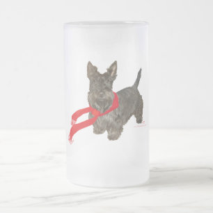 Winter Scottie in Wam Scarf Matglas Bierpul