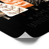 Winter Season Simple Ne Trees Poster (Hoek)