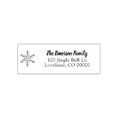 Winter Self Inking Rubber Stamp Zelfinktende Stempel (Design)