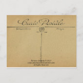 Winter Serenade Holiday Card Briefkaart (Achterkant)