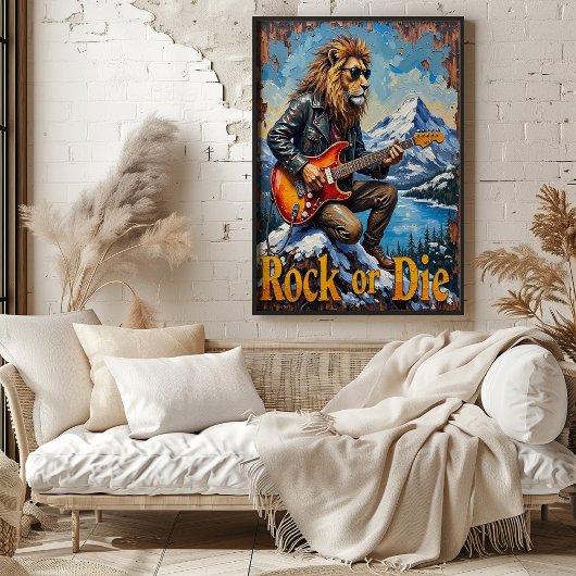 Winter Serenade: Lion's Glacier Grind Poster