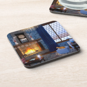 Winter Serenity Cork Onderzetter