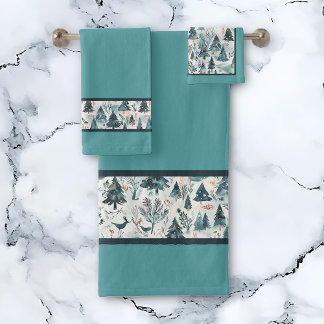 Winter Serenity Forest Bad Handdoek