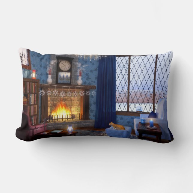 Winter Serenity Pillow Kussen (Voorkant)