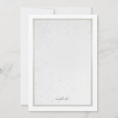 Winter Shower-uitnodiging Kaart (Achterkant)