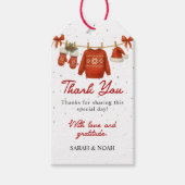 Winter Sinterklaas  Cadeaulabel (Voorkant)