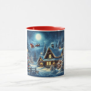 Winter/Sinterklaas/Kerstmis/Sneeuw Mok