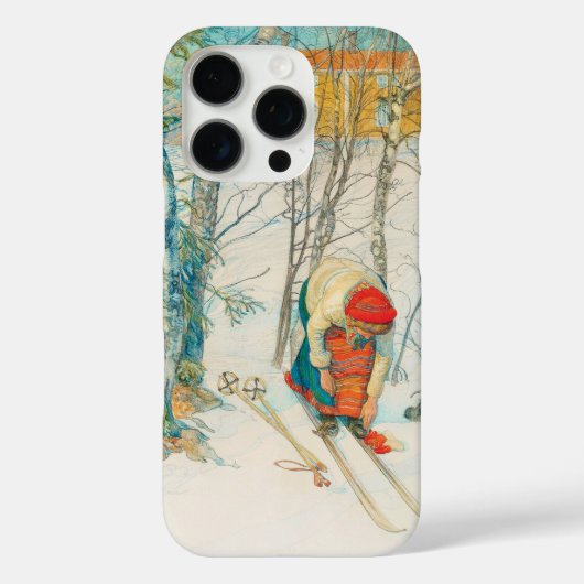 Winter Ski door Carl Larsson Case-Mate iPhone Case (Achterkant)