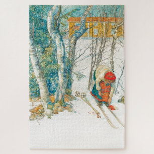 Winter Ski door Carl Larsson Legpuzzel
