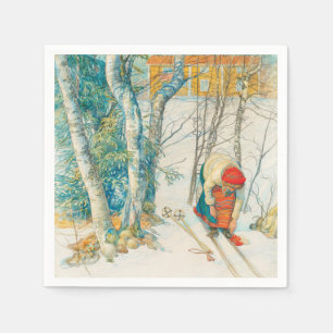 Winter Ski door Carl Larsson Servet