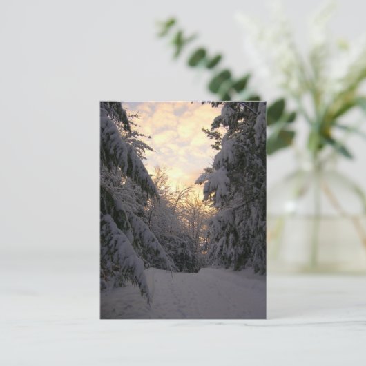 Winter Sky Briefkaart (Staand voorkant)