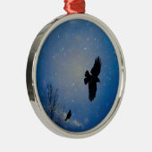 Winter Sky Metalen Ornament (Rechts)