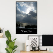 Winter Sky Poster (Thuiskantoor)
