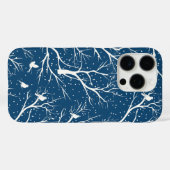  Winter Sky Witte Vogels Sneeuwvlokken Case-Mate iPhone Case (Achterkant (horizontaal))