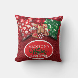 Winter Sleepover Verjaardag Pyjama Party Kussen