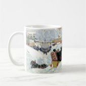 Winter Sleigh Ride kerstkoffie Mok (Links)