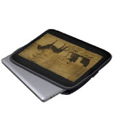 Winter Sleigh Ride — Project Bag Laptop Sleeve (Voorkant onderkant)