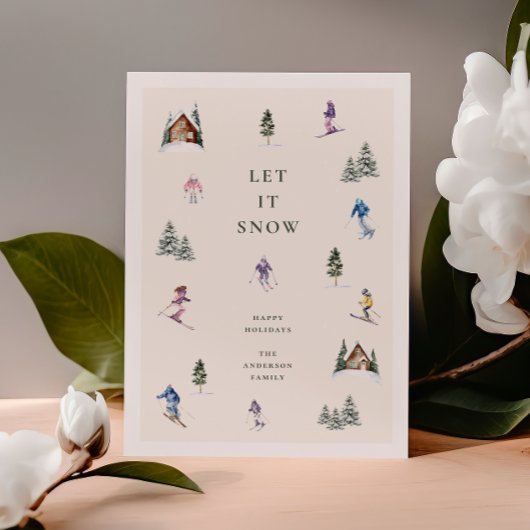 WINTER SLOPES FEESTDAGENKAART