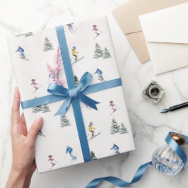 WINTER SLOPES Holiday Cadeaupapier