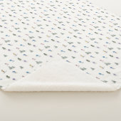 WINTER SLOPES Ski Pattern Sherpa Deken (3/4)