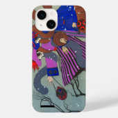 WINTER SNEART DECO MODE MONOGRAM Case-Mate iPhone CASE (Achterkant)