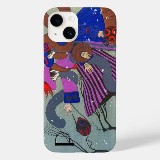 WINTER SNEART DECO MODE MONOGRAM Case-Mate iPhone CASE (Achterkant)