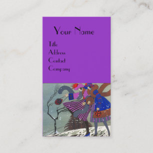 WINTER SNEEUW/BEAUTY MODE COSTUME DESIGNER VISITEKAARTJE