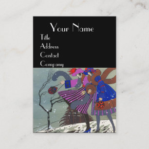 WINTER SNEEUW/BEAUTY MODE COSTUME DESIGNER VISITEKAARTJE