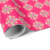 Winter - Sneeuw Glossy Wrapping Papier (Rol Hoek)