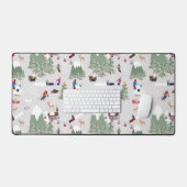 Winter Sneeuw Skiën Mountain Skigebieden Landschap Bureaumat (Keyboard & Muis)