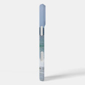 Winter Sneeuw sprankelend zwart en wit Case-Mate iPhone Case (Achterkant / Rechts)