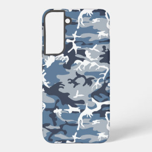 Winter Sneeuwblauwe Camouflage, Militair, Leger Samsung Galaxy Hoesje