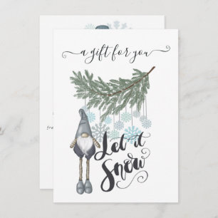 Winter Sneeuwcadeaubon