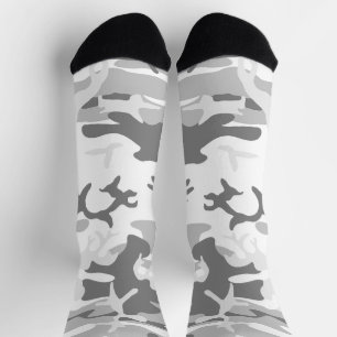 Winter Sneeuwgrijze camouflage, Militair, Leger Sokken