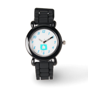 Winter Sneeuwhart Kinder Silver Glitter Watch Horloge