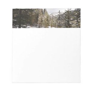 Winter sneeuwlandschap in Montana Notitieblok