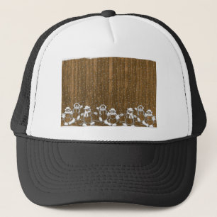 Winter Sneeuwman Peace Love Destiny Trucker Pet