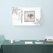 Winter Sneeuwvlokken Viering van het Leven Begrafe Spandoek (Beurs)