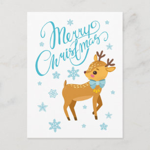 Winter Sneeuwvlokken Vrolijk kersthert FEESTDAGE Briefkaart