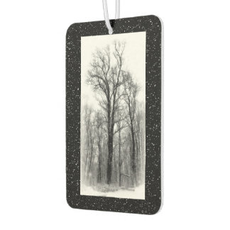Winter Snow and Poplar Trees Air Freshener Luchtverfrisser