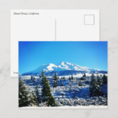 Winter Snow at Mount Shasta, CA Briefkaart (Voorkant / Achterkant)
