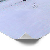 Winter Snow, Bute Park, Cardiff, Wales Poster (Hoek)