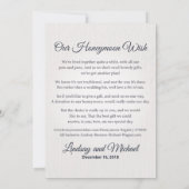 Winter Snow Flake Uitnodigen Kaart (Achterkant)