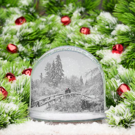 Winter Snow Globe Personalized Romantic Snowglobe (Noël)
