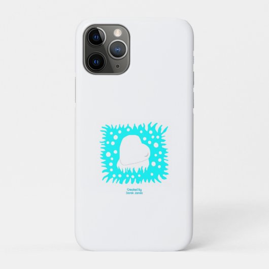 Winter Snow Heart Apple iPhone 11 Pro Coque (Dos)