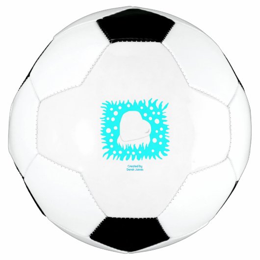 Winter Snow Heart Voetbal (Voorkant)